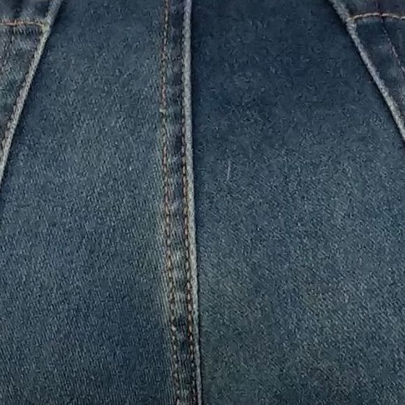 LOGO By Lori Goldstein Women's Jeans Sz 6 Tall Knit Denim Jogger Blue A461102 - Picture 4 of 5